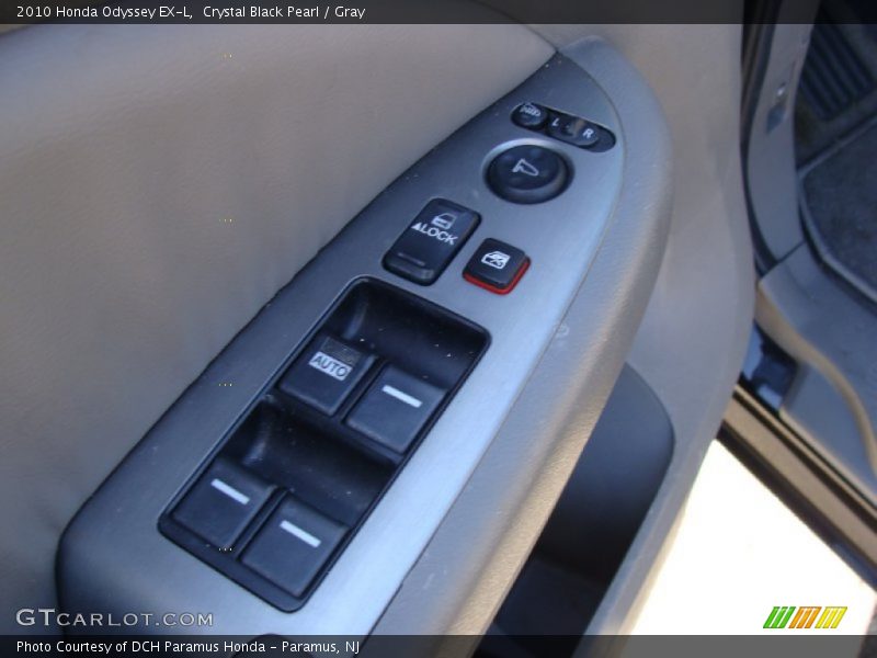 Crystal Black Pearl / Gray 2010 Honda Odyssey EX-L