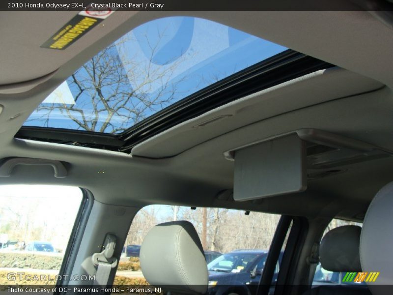 Crystal Black Pearl / Gray 2010 Honda Odyssey EX-L