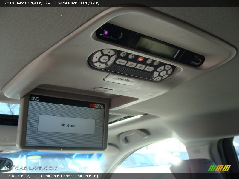Crystal Black Pearl / Gray 2010 Honda Odyssey EX-L
