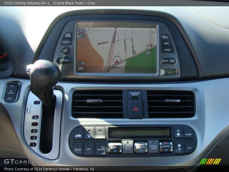 Crystal Black Pearl / Gray 2010 Honda Odyssey EX-L