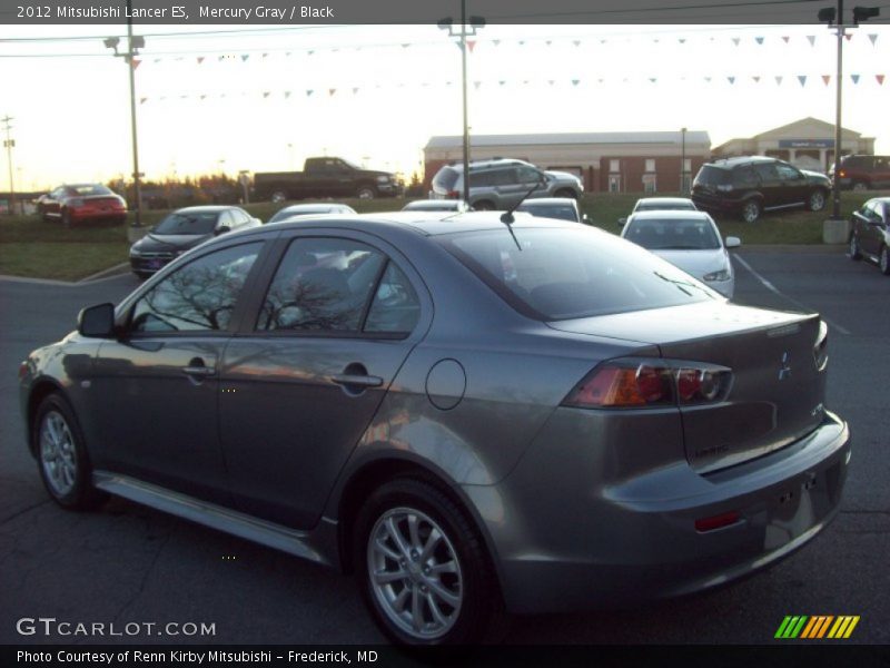 Mercury Gray / Black 2012 Mitsubishi Lancer ES