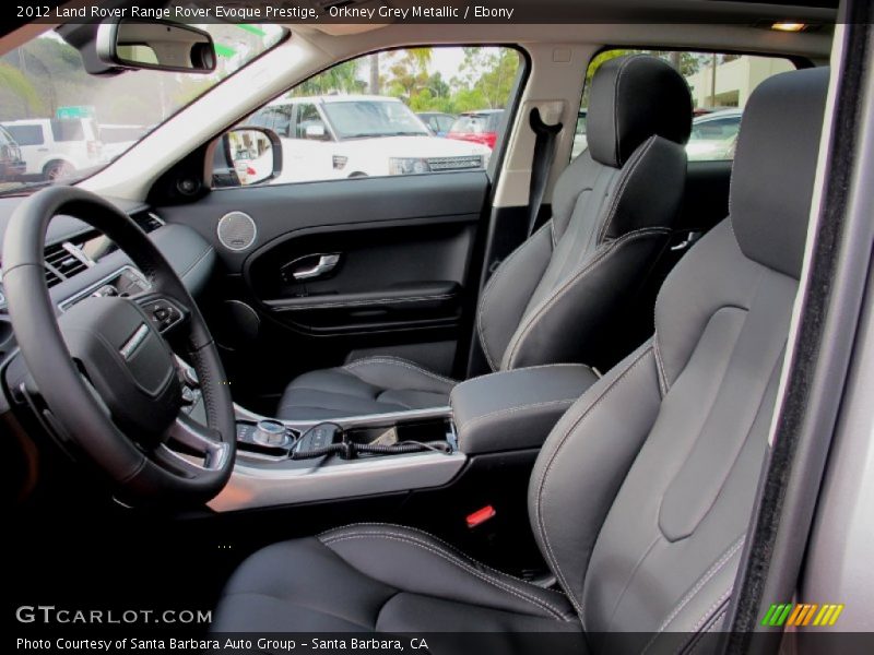  2012 Range Rover Evoque Prestige Ebony Interior