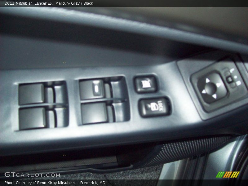 Mercury Gray / Black 2012 Mitsubishi Lancer ES