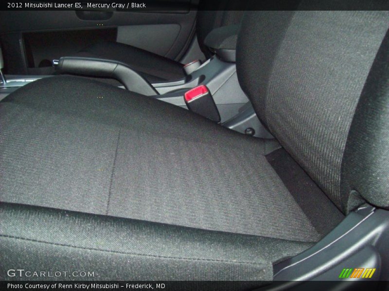 Mercury Gray / Black 2012 Mitsubishi Lancer ES