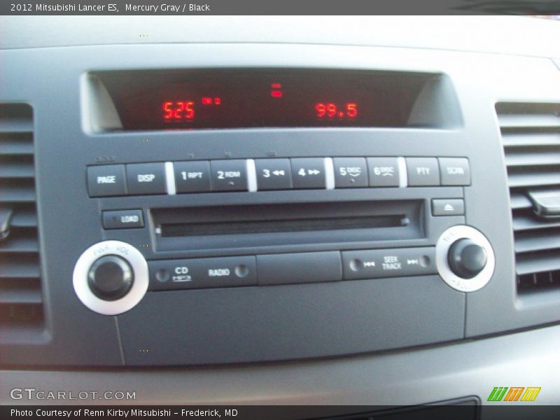 Mercury Gray / Black 2012 Mitsubishi Lancer ES