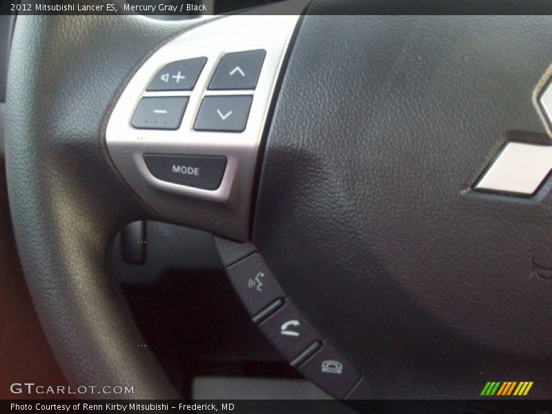 Mercury Gray / Black 2012 Mitsubishi Lancer ES