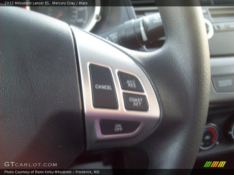 Mercury Gray / Black 2012 Mitsubishi Lancer ES