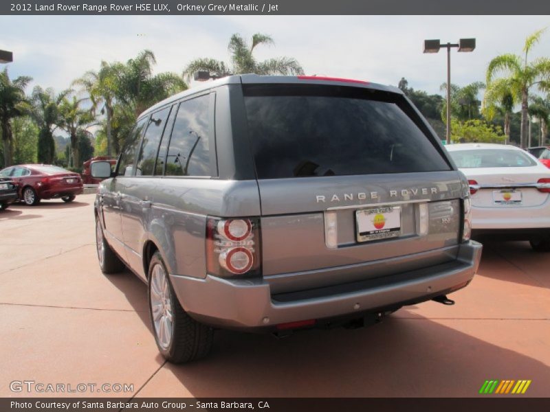 Orkney Grey Metallic / Jet 2012 Land Rover Range Rover HSE LUX