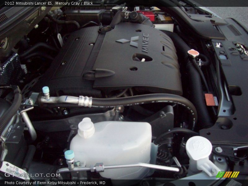 Mercury Gray / Black 2012 Mitsubishi Lancer ES