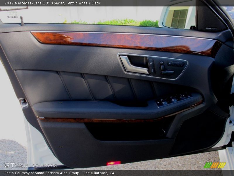 Arctic White / Black 2012 Mercedes-Benz E 350 Sedan