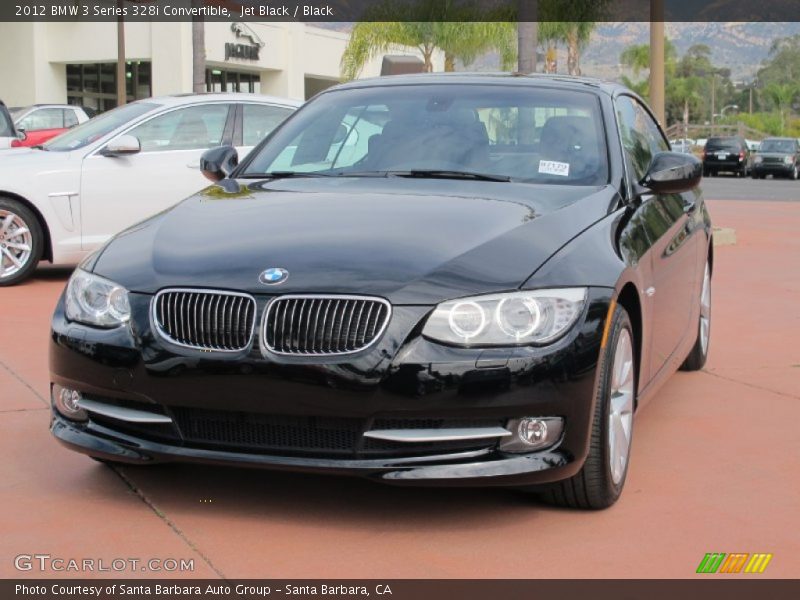 Jet Black / Black 2012 BMW 3 Series 328i Convertible