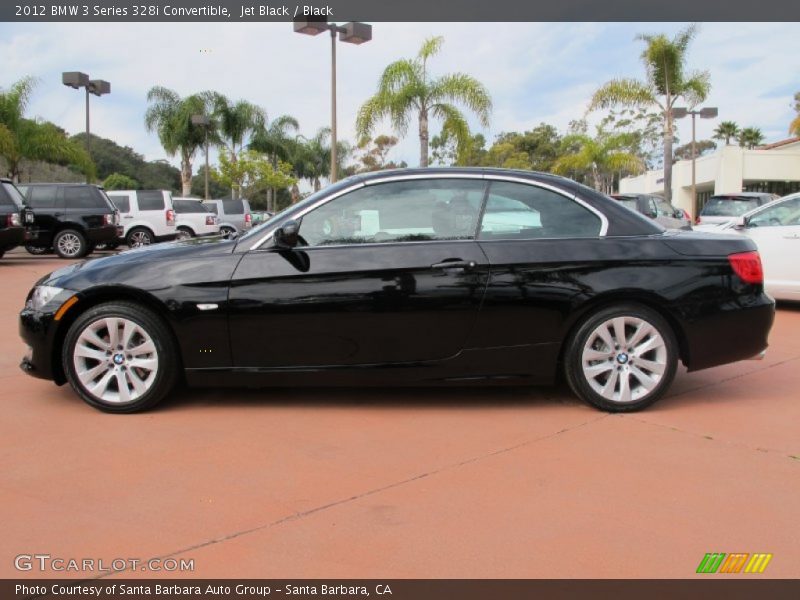 Jet Black / Black 2012 BMW 3 Series 328i Convertible