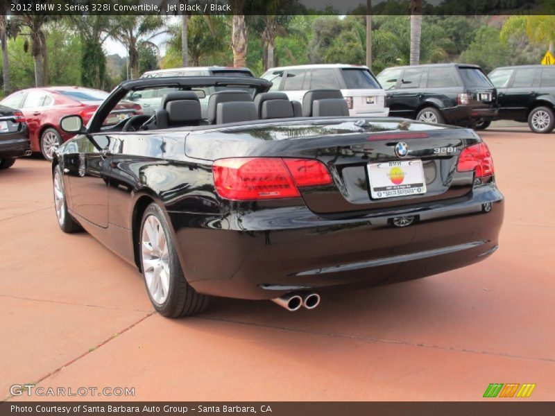 Jet Black / Black 2012 BMW 3 Series 328i Convertible