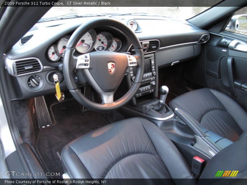  2009 911 Turbo Coupe Black Interior