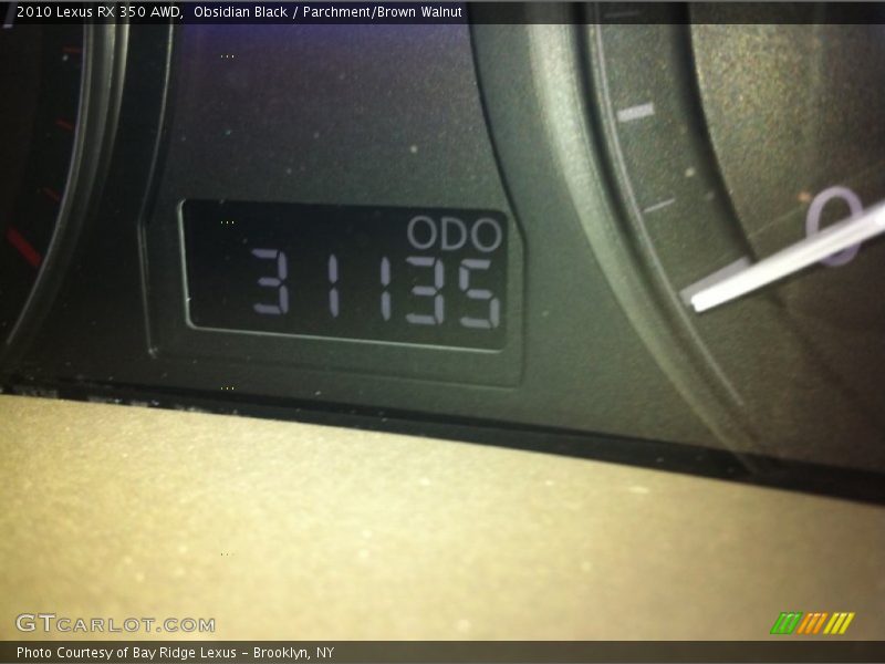Obsidian Black / Parchment/Brown Walnut 2010 Lexus RX 350 AWD