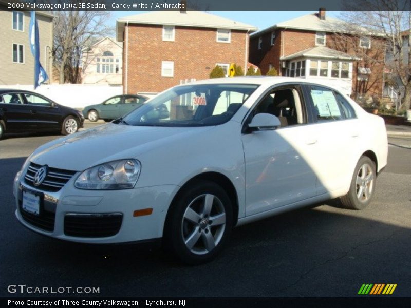 Candy White / Anthracite 2009 Volkswagen Jetta SE Sedan