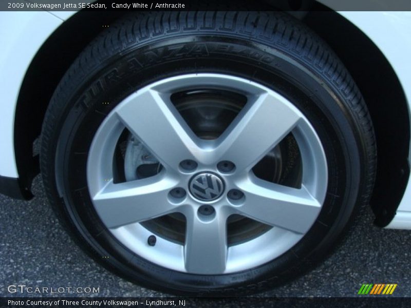 Candy White / Anthracite 2009 Volkswagen Jetta SE Sedan