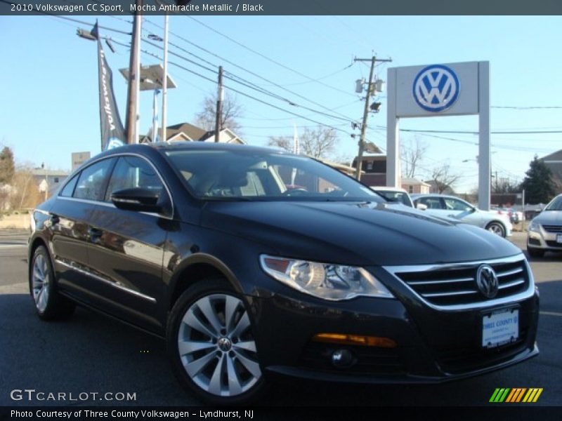 Mocha Anthracite Metallic / Black 2010 Volkswagen CC Sport