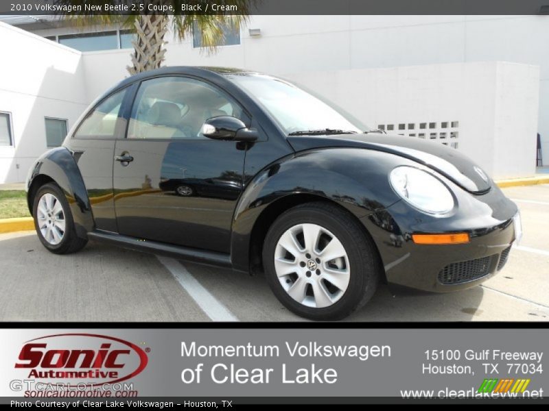 Black / Cream 2010 Volkswagen New Beetle 2.5 Coupe
