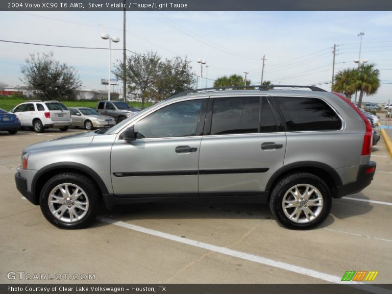 Silver Metallic / Taupe/Light Taupe 2004 Volvo XC90 T6 AWD
