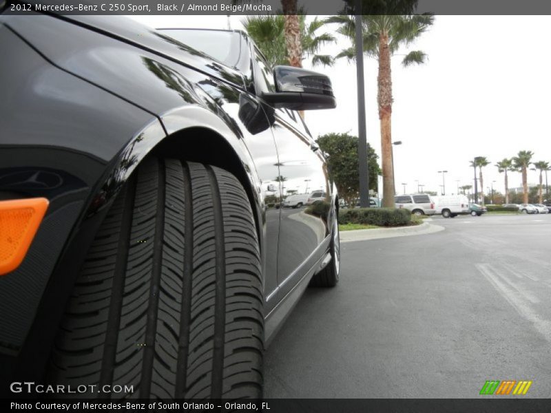 Black / Almond Beige/Mocha 2012 Mercedes-Benz C 250 Sport