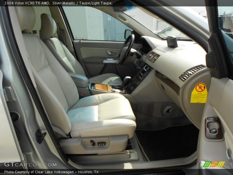 Silver Metallic / Taupe/Light Taupe 2004 Volvo XC90 T6 AWD
