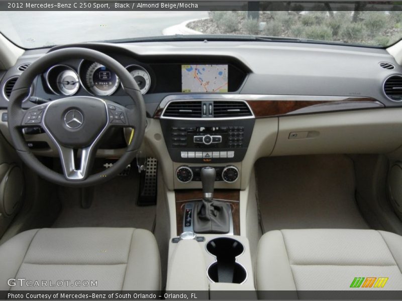 Dashboard of 2012 C 250 Sport