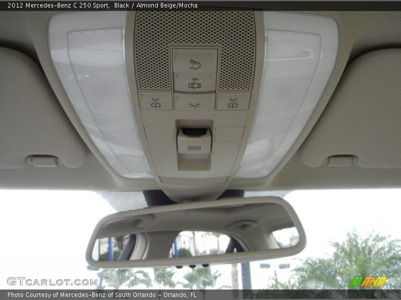 Black / Almond Beige/Mocha 2012 Mercedes-Benz C 250 Sport