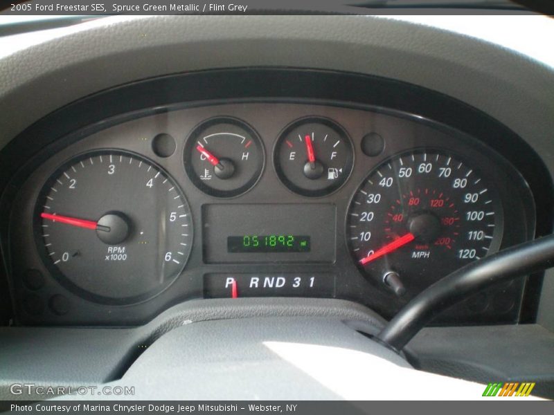 Spruce Green Metallic / Flint Grey 2005 Ford Freestar SES