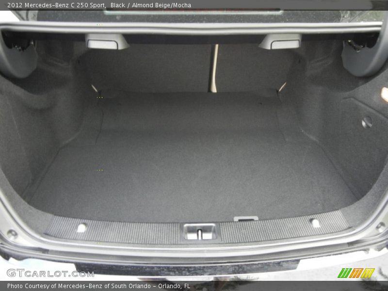 Black / Almond Beige/Mocha 2012 Mercedes-Benz C 250 Sport