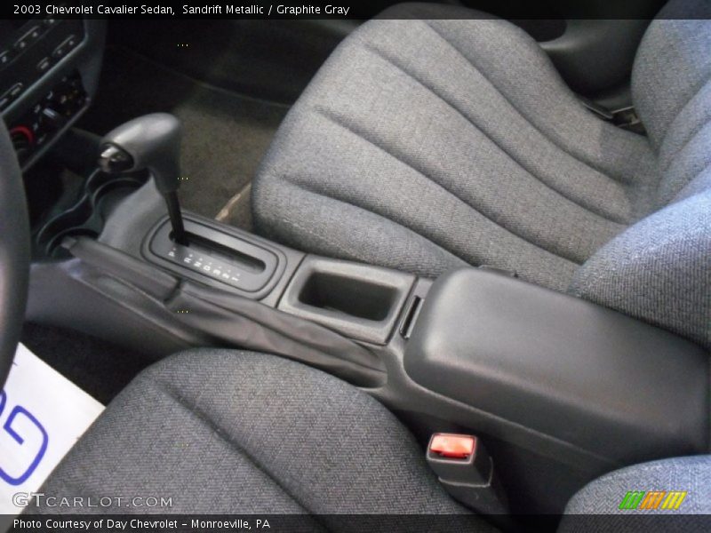 Sandrift Metallic / Graphite Gray 2003 Chevrolet Cavalier Sedan