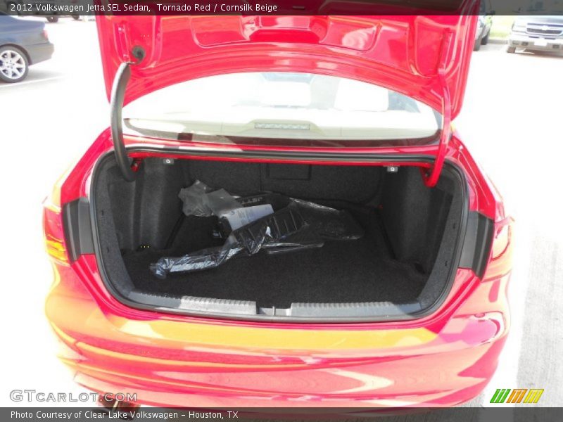 Tornado Red / Cornsilk Beige 2012 Volkswagen Jetta SEL Sedan