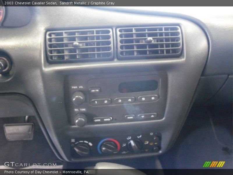 Sandrift Metallic / Graphite Gray 2003 Chevrolet Cavalier Sedan