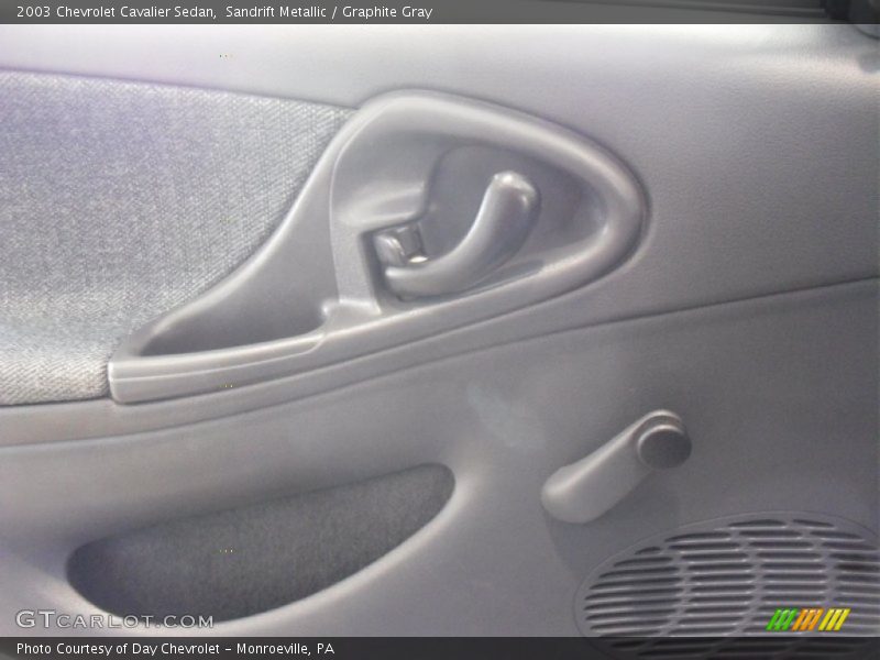 Sandrift Metallic / Graphite Gray 2003 Chevrolet Cavalier Sedan