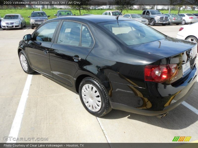 Black Uni / Art Grey 2009 Volkswagen Jetta S Sedan