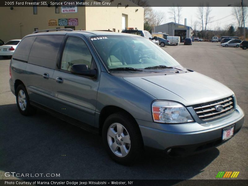 Spruce Green Metallic / Flint Grey 2005 Ford Freestar SES