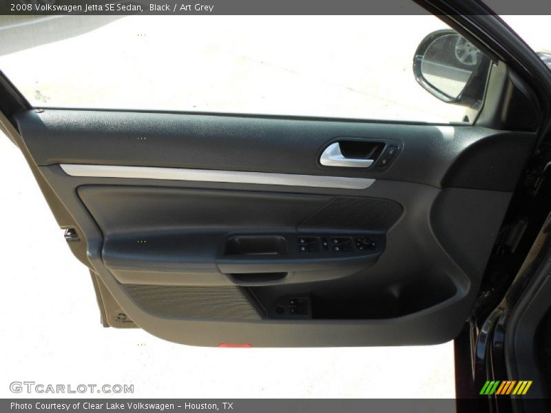 Black / Art Grey 2008 Volkswagen Jetta SE Sedan