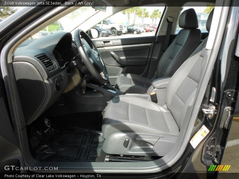 Black / Art Grey 2008 Volkswagen Jetta SE Sedan