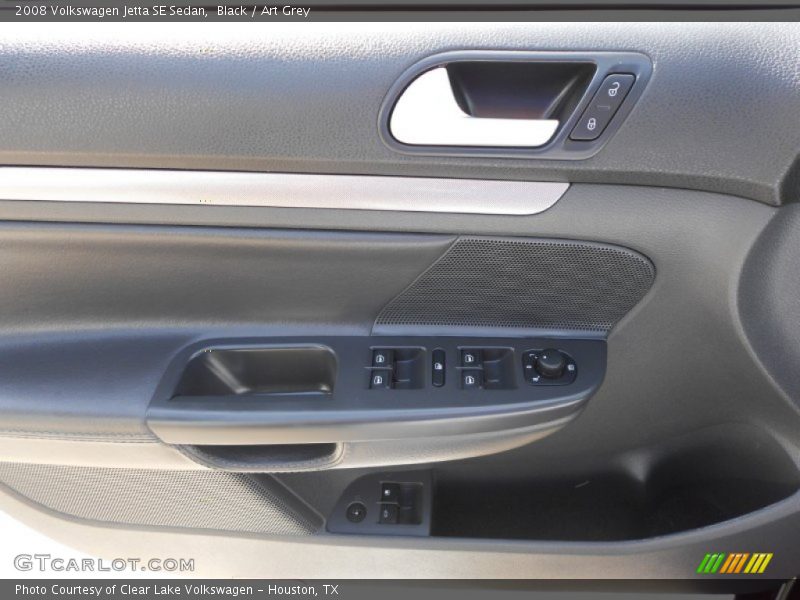 Black / Art Grey 2008 Volkswagen Jetta SE Sedan