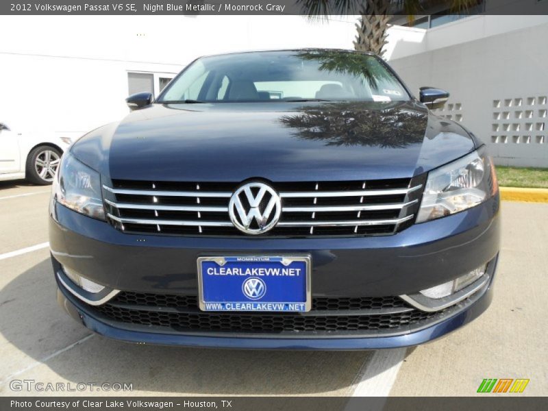 Night Blue Metallic / Moonrock Gray 2012 Volkswagen Passat V6 SE