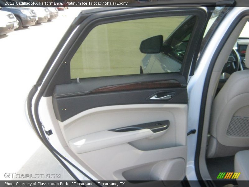 Platinum Ice Tricoat / Shale/Ebony 2012 Cadillac SRX Performance