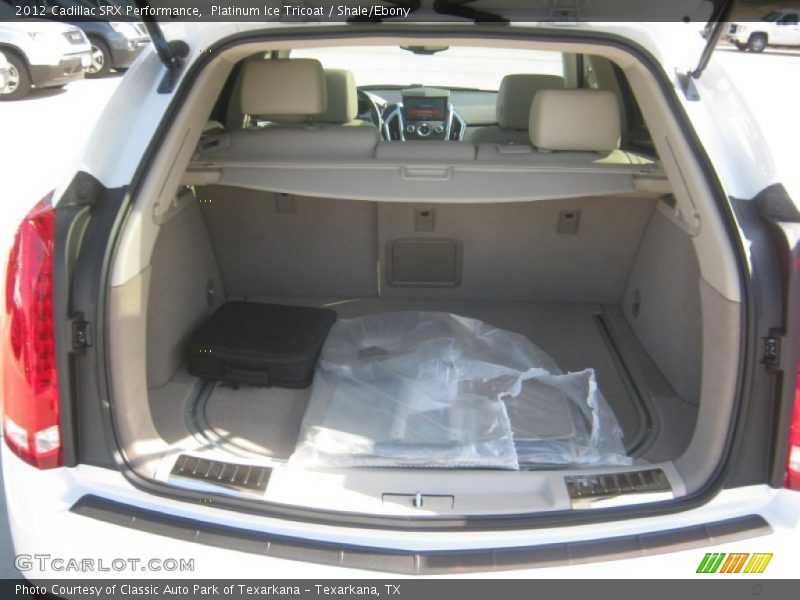 Platinum Ice Tricoat / Shale/Ebony 2012 Cadillac SRX Performance