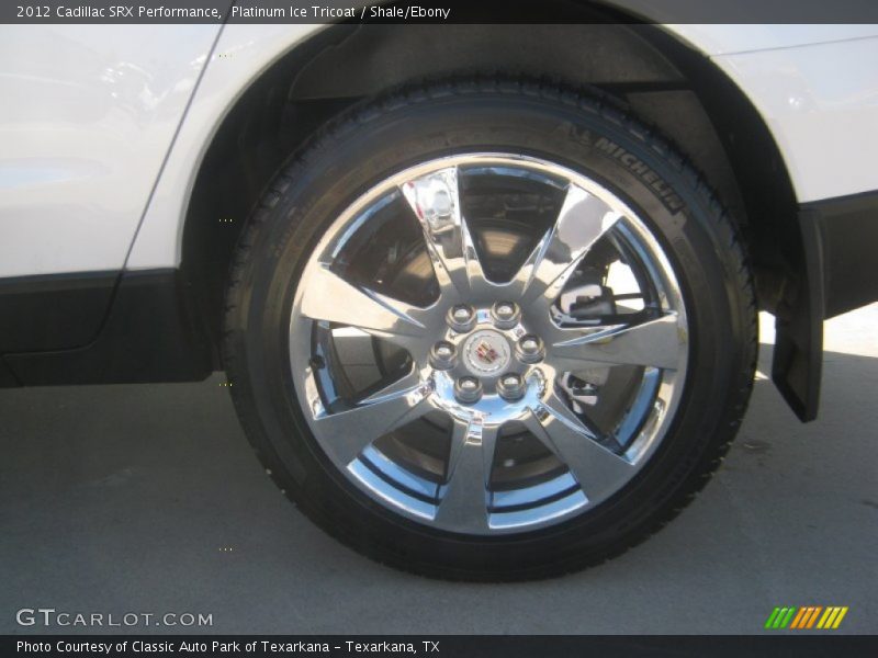 Platinum Ice Tricoat / Shale/Ebony 2012 Cadillac SRX Performance