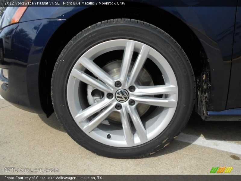 Night Blue Metallic / Moonrock Gray 2012 Volkswagen Passat V6 SE