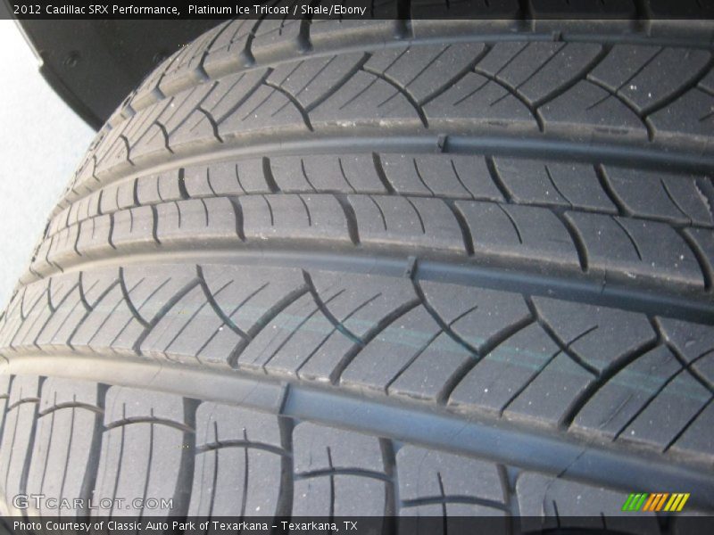 Platinum Ice Tricoat / Shale/Ebony 2012 Cadillac SRX Performance