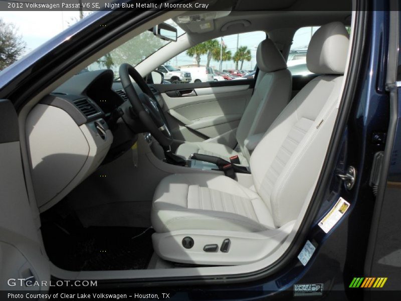Night Blue Metallic / Moonrock Gray 2012 Volkswagen Passat V6 SE