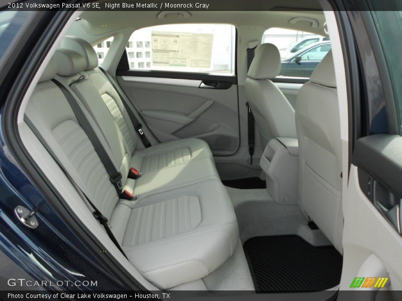 Night Blue Metallic / Moonrock Gray 2012 Volkswagen Passat V6 SE