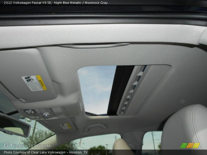 Night Blue Metallic / Moonrock Gray 2012 Volkswagen Passat V6 SE