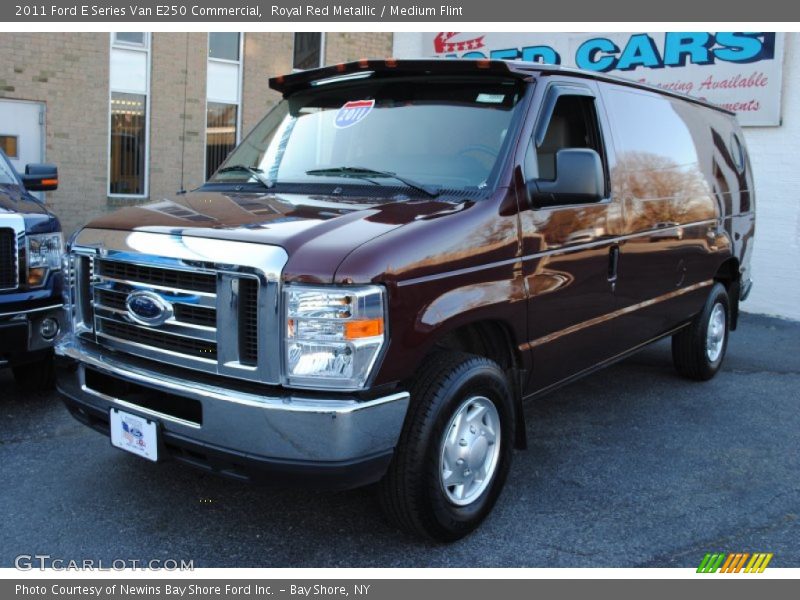 Royal Red Metallic / Medium Flint 2011 Ford E Series Van E250 Commercial