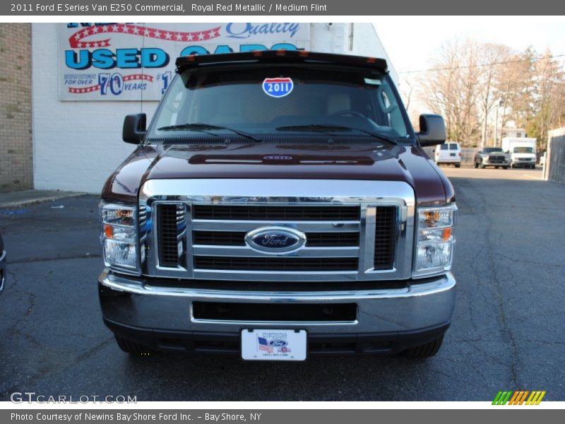Royal Red Metallic / Medium Flint 2011 Ford E Series Van E250 Commercial